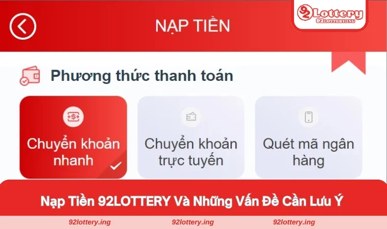 Những lưu ý cần tuân thủ khi tiến hành giao dịch tại nền tảng 92LOTTERY